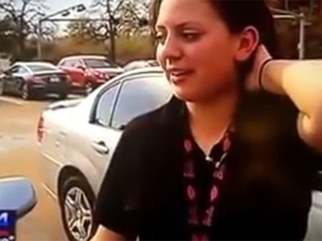 Girls Reaction To Hail Destroying Her Car In Texas Storm